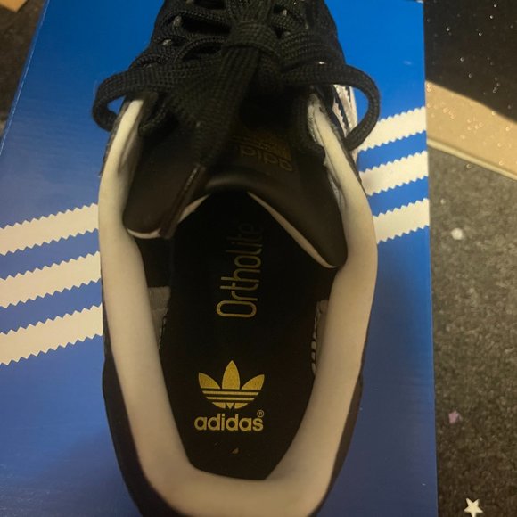 black/white superstar shell toe adidas - Picture 4 of 5